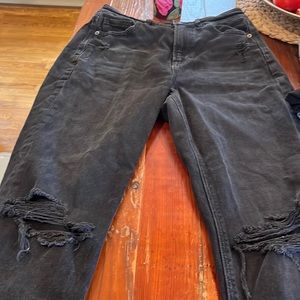 American Eagle high waist, straight leg jeans, "MomJean", sz 4